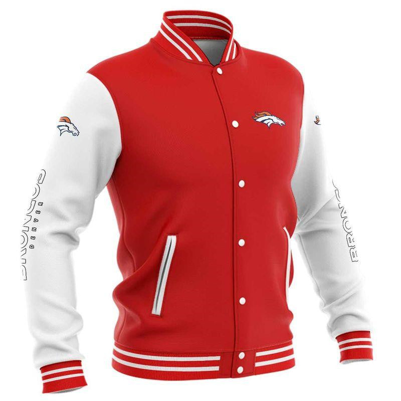 Denver Broncos Baseball Jacket For Men