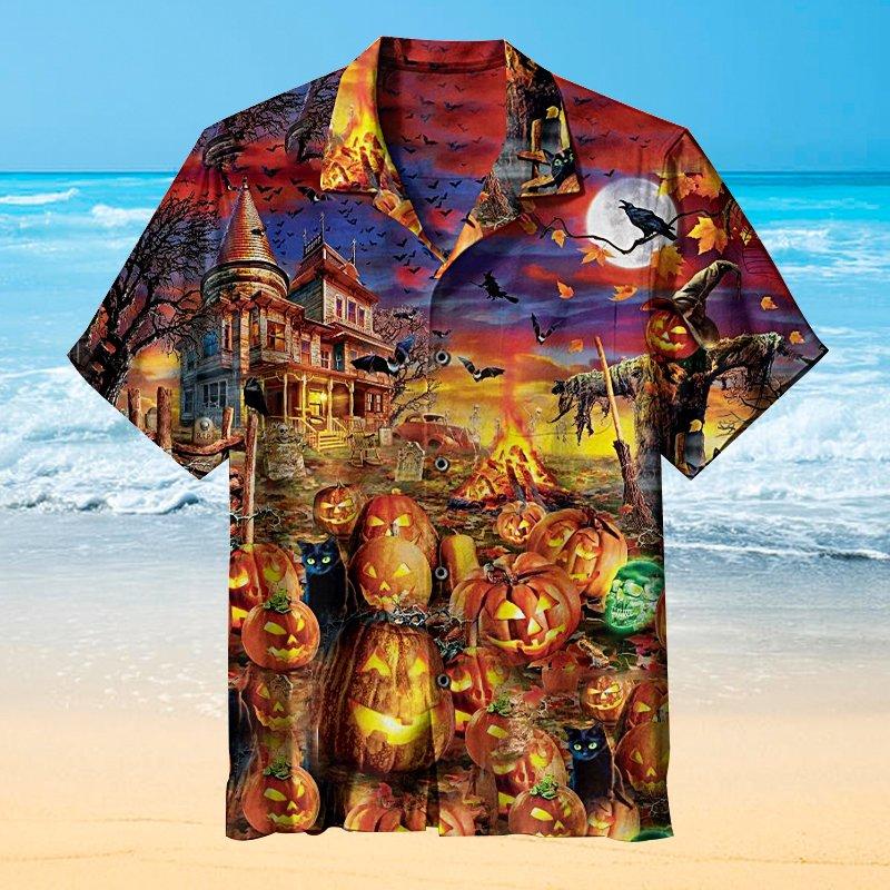 Halloween Night Hawaii Shirt For Men Women Adult Ha40031