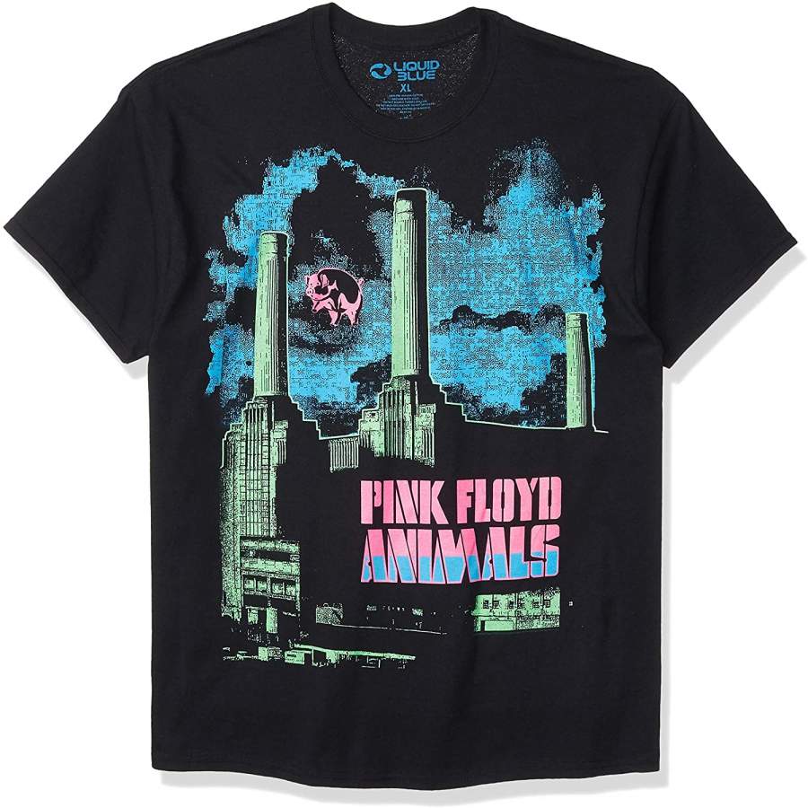 Pink Floyd – Animals Blacklight Mens T Shirt