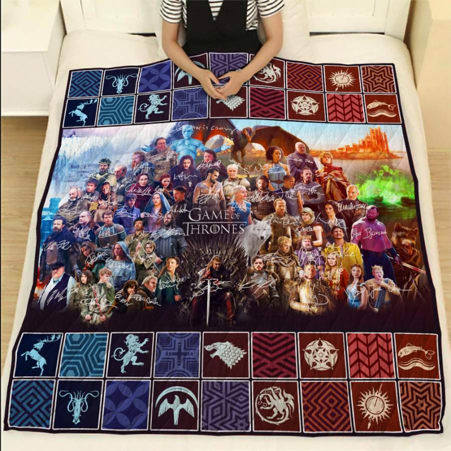 GOT Actors Quilt Blanket