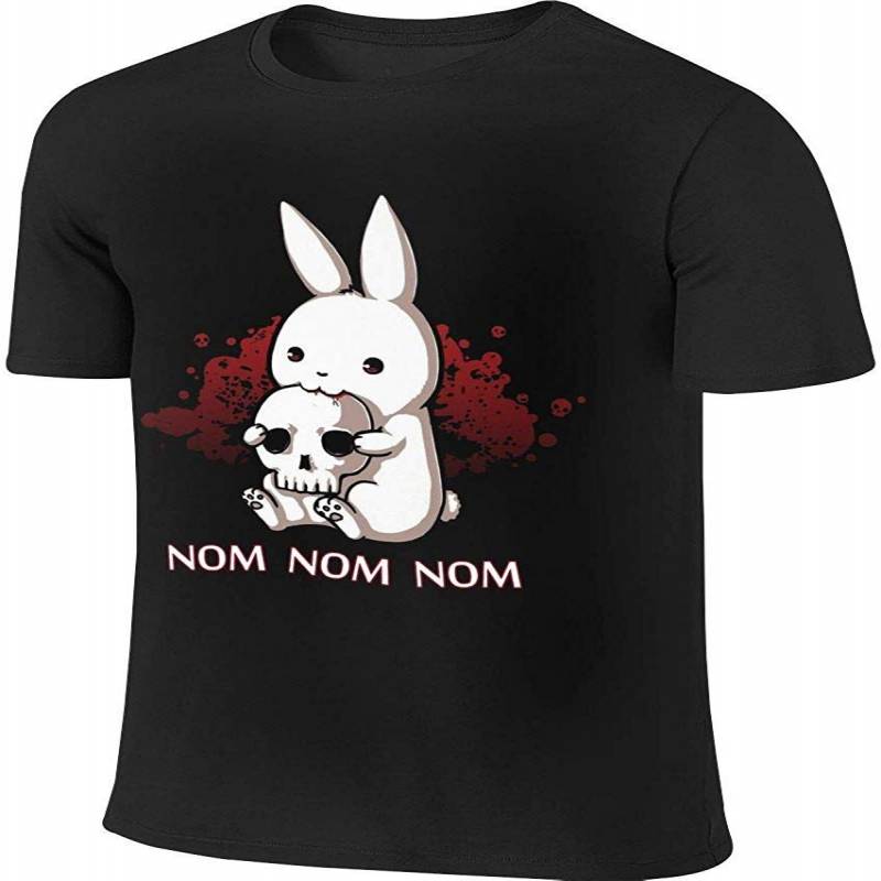 Btve Bunny Nom Nom Adorable Monstrosity Halloween Humor Travel T-shirt