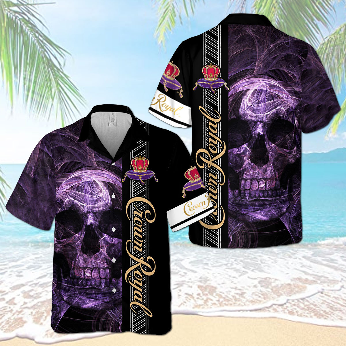 Cr Skull Hawaii Shirt Ha84290