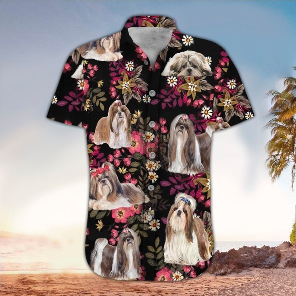 Shih Tzu Hawaii Perfect Gift Ideas For Lover Shirt Aloha Ha40708