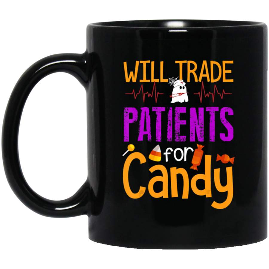 Will trade patients for candy funny nurse life humor Coffee Mug