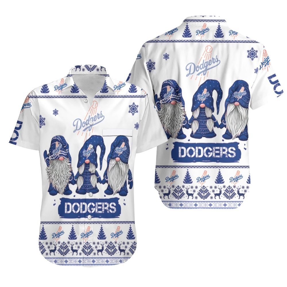 Christmas Gnomes Los Angeles Dodgers Ugly Sweatshirt Hawaii Shirt Ha18588