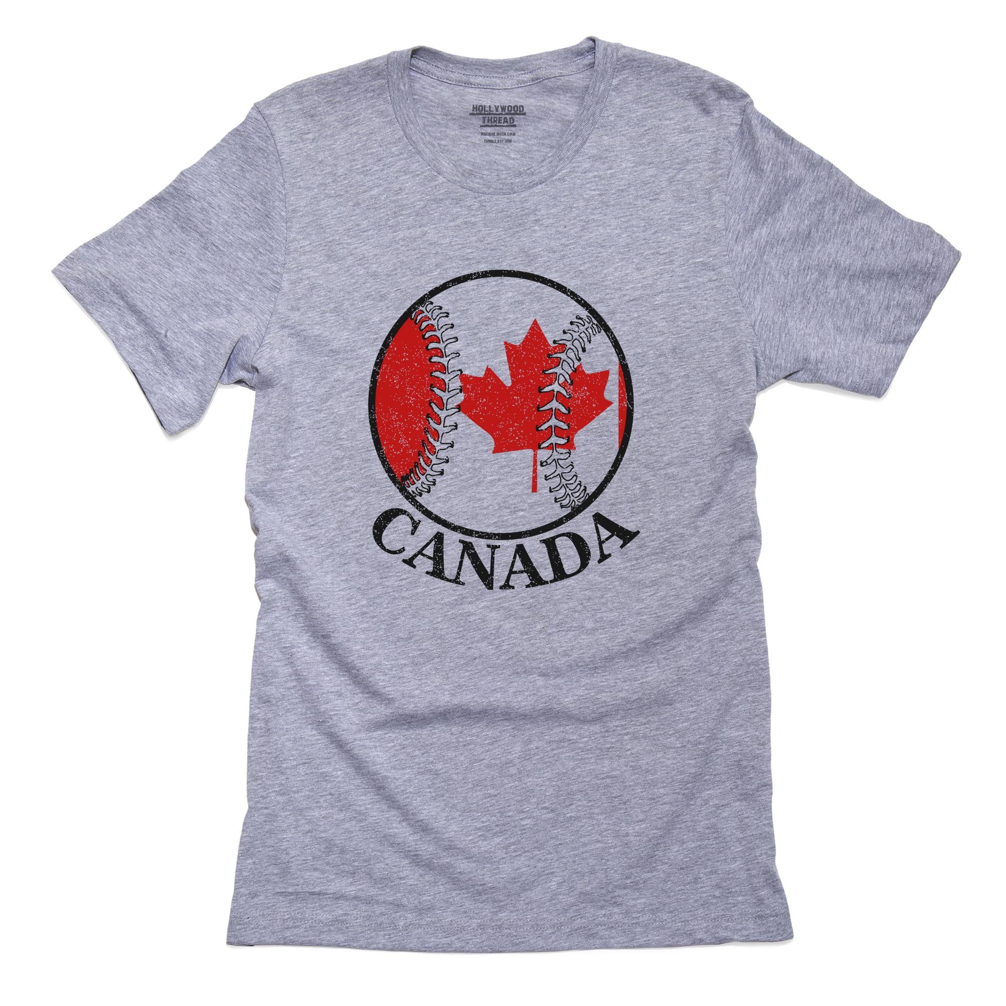 Canada Baseball Classic – World Vintage with Flag T-Shirt, Framed Print, Pillow, Golf Towel