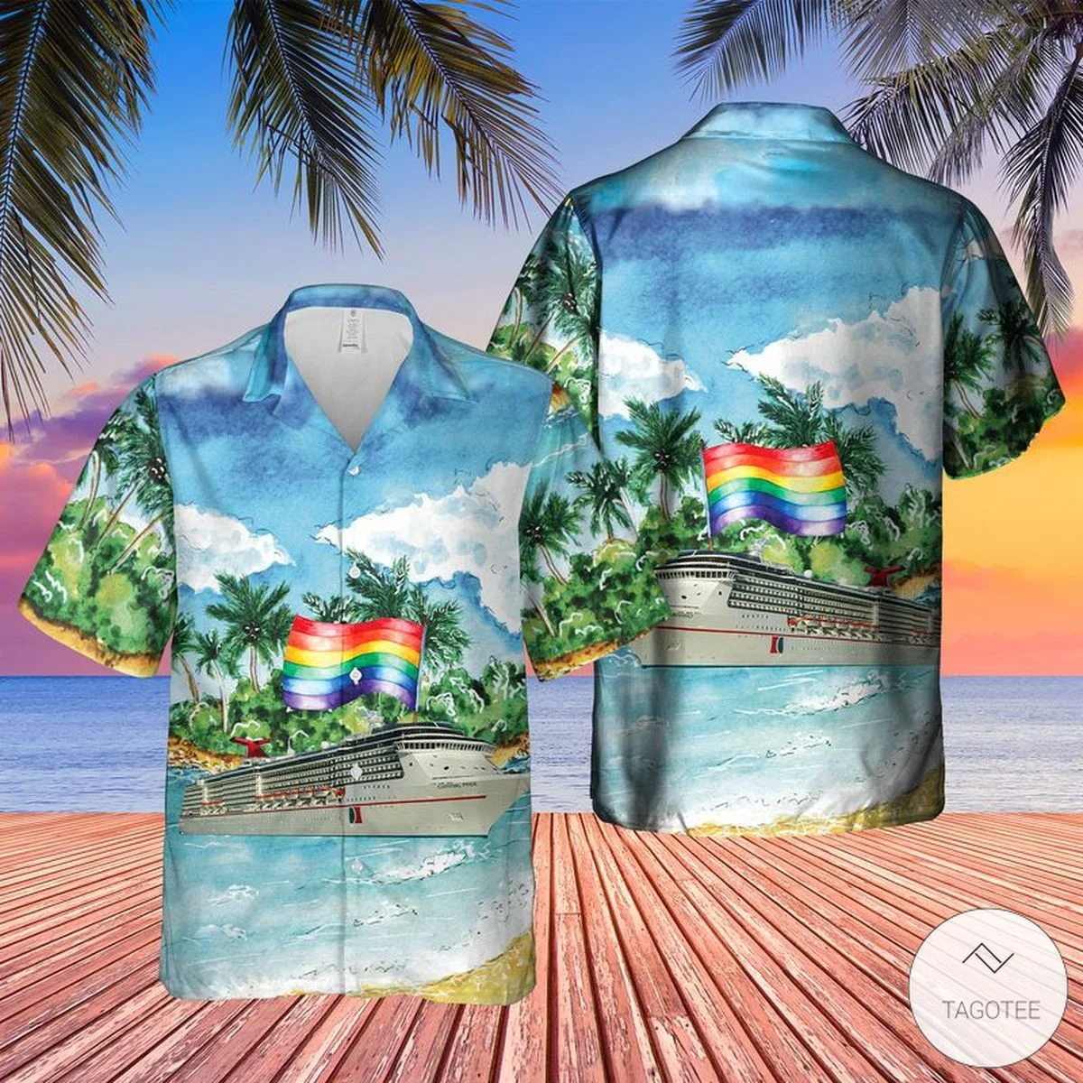 Pride Hawaii Us Cruise Happy Month Lgbtq Hawaii Shirts Ha16736