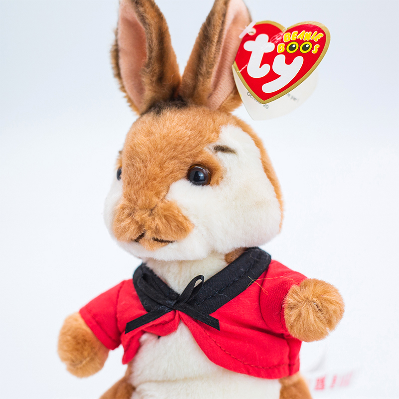 New 6”15cm Ty Beanie Stuffed Plush Animals Doll Peter Rabbit Collectible Big Eye bunny Soft Toys Christmas Gift alx