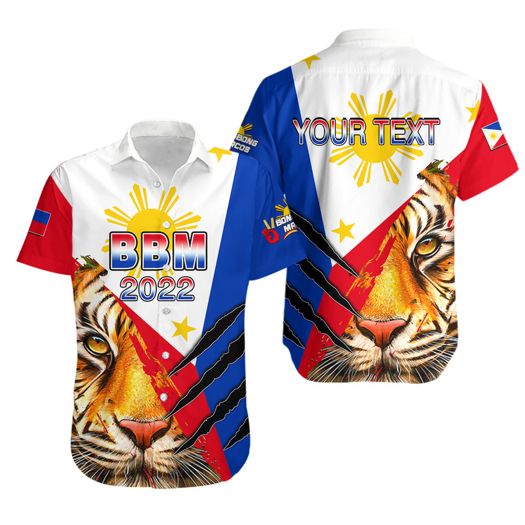 (Custom Personalised) Philippines Hawaiian Shirt Bbm 2022 Tiger Of The North Lt6