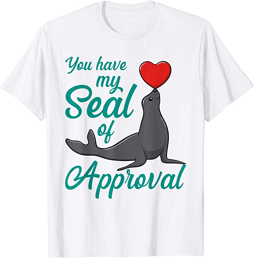 Seal Of Approval Funny Sea Lion Animal Pun T-Shirt