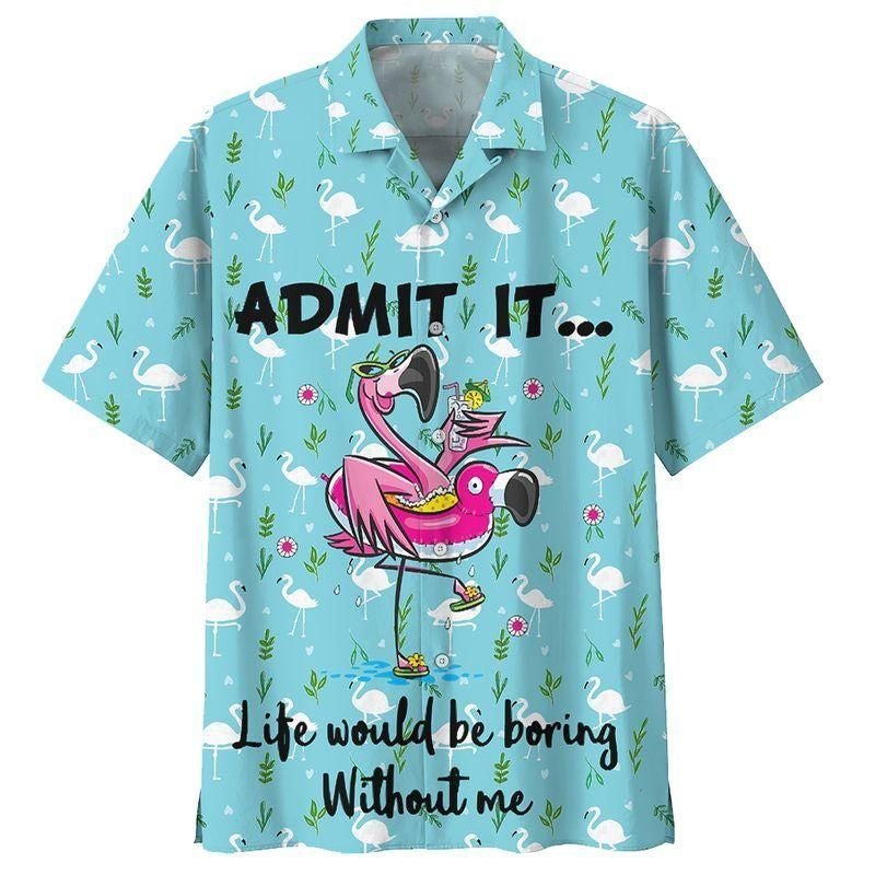 Flamingo Aloha Hawaii Shirt For Men Women Adult Ha111653