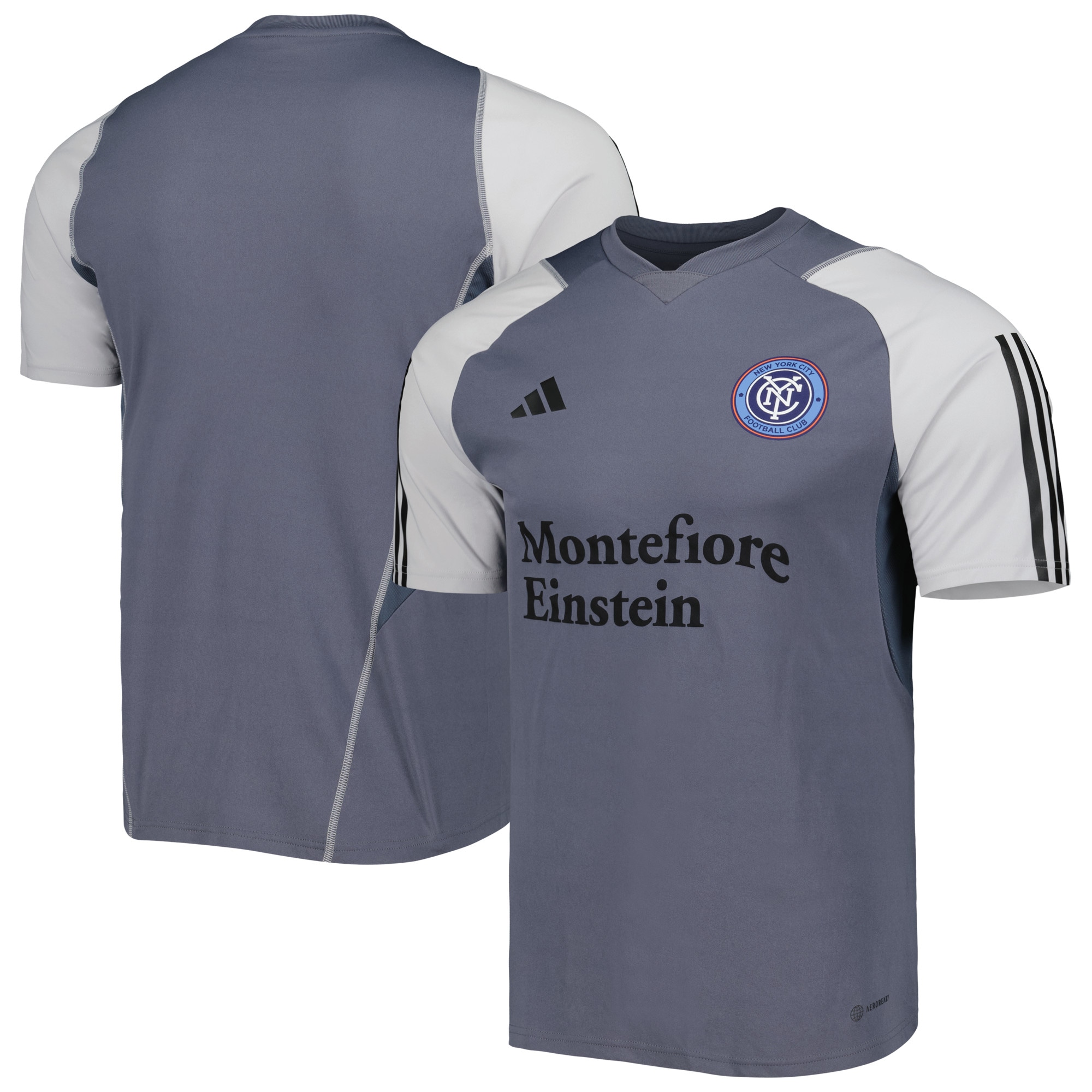 New York City FC 2023 On-Field Training Jersey – Gray