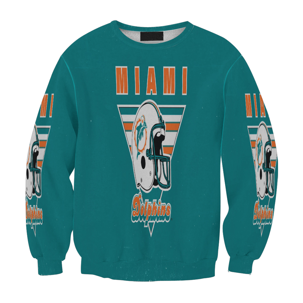 Miami Dolphins Logo 11 Gift For Fan 3D Full Printing Sweatshirt