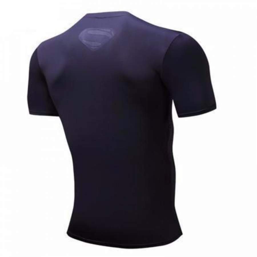Superman Tee Navy Blue 3D Printed Superman T Shirt - Intercept Inter ...