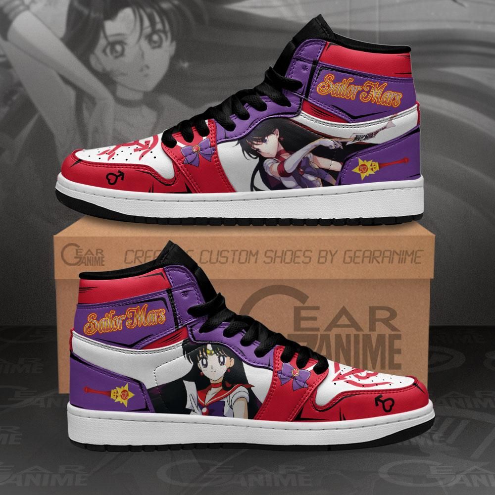Sailor Mars Sailor Moon Anime Mn11 Air Jordan Shoes Sport Sneakers