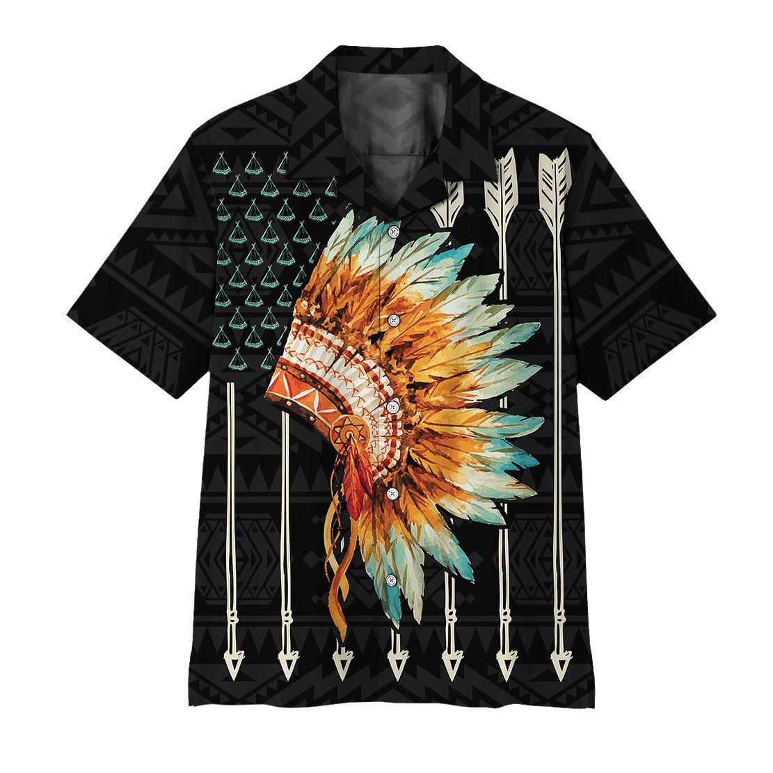 Alohazing American Native Flag Hawaiian Shirt Ha79173