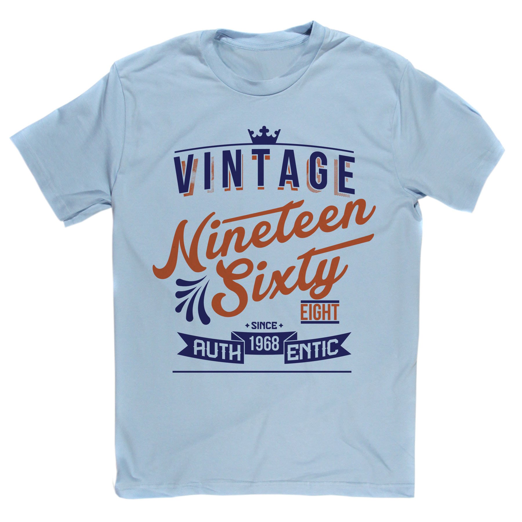 Vintage 1968 Year T Shirt