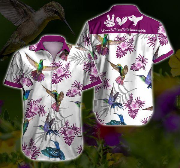 Hummingbird Hawaii Shirt Unisex Full Size Adult Colorful Ha84121