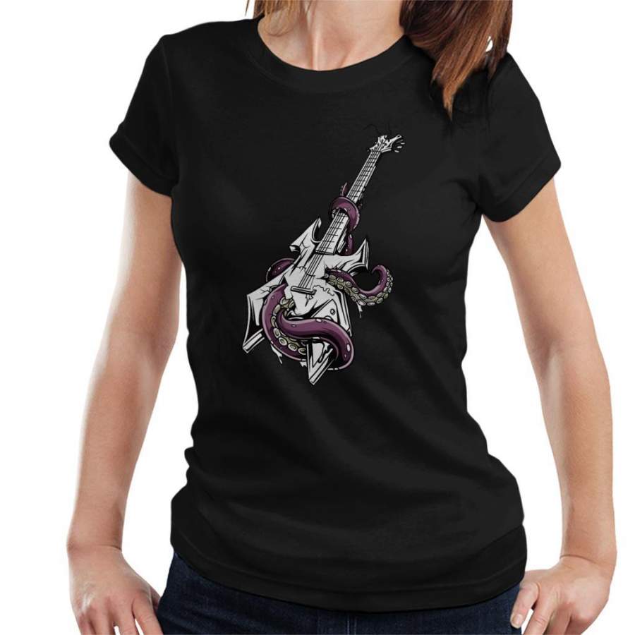 Octopus Guitar Women’s T-Shirt