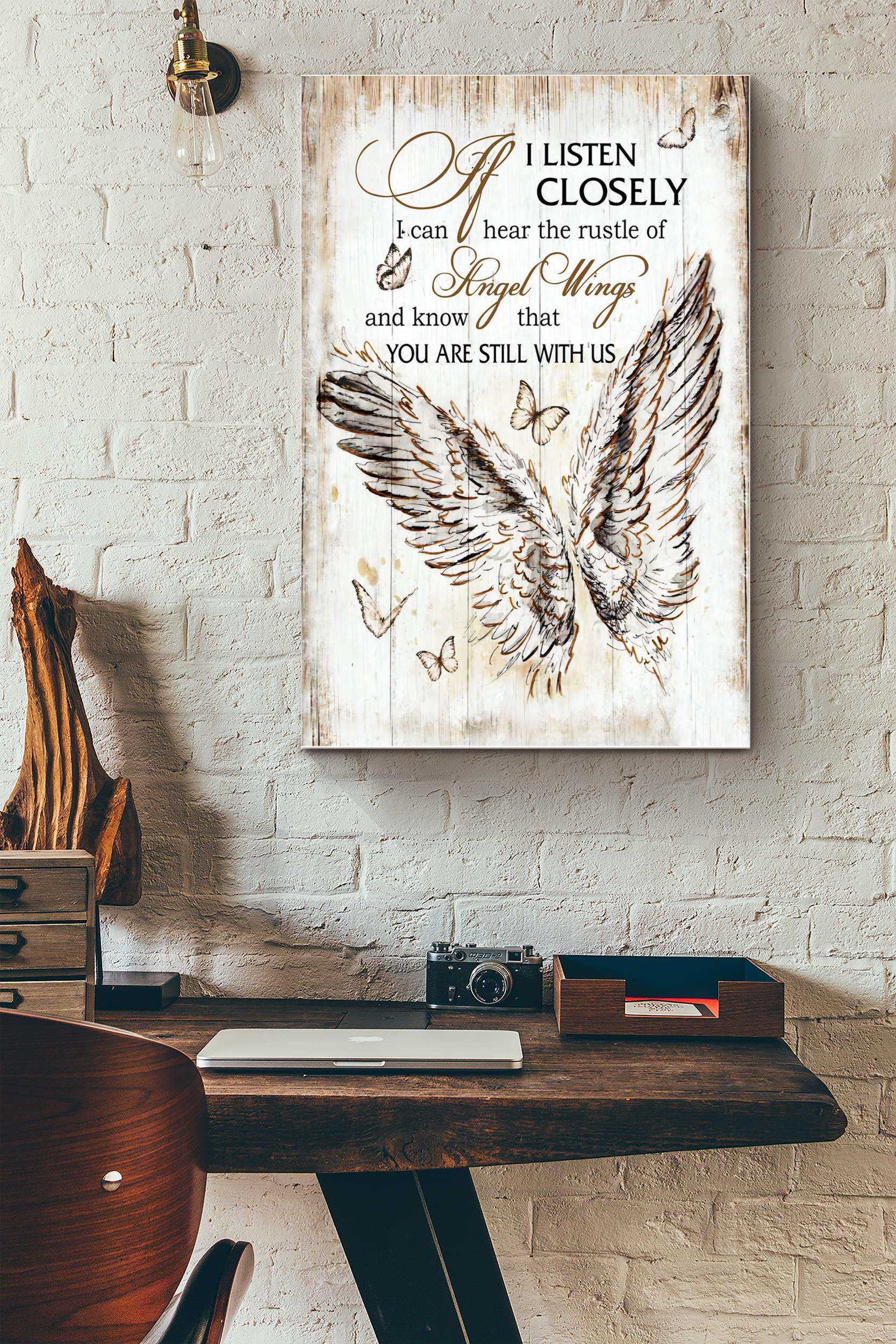 You Are Still With Us Poster Gift For Home Decor, Housewarming, Butterfly Lover (Unframed) Poster