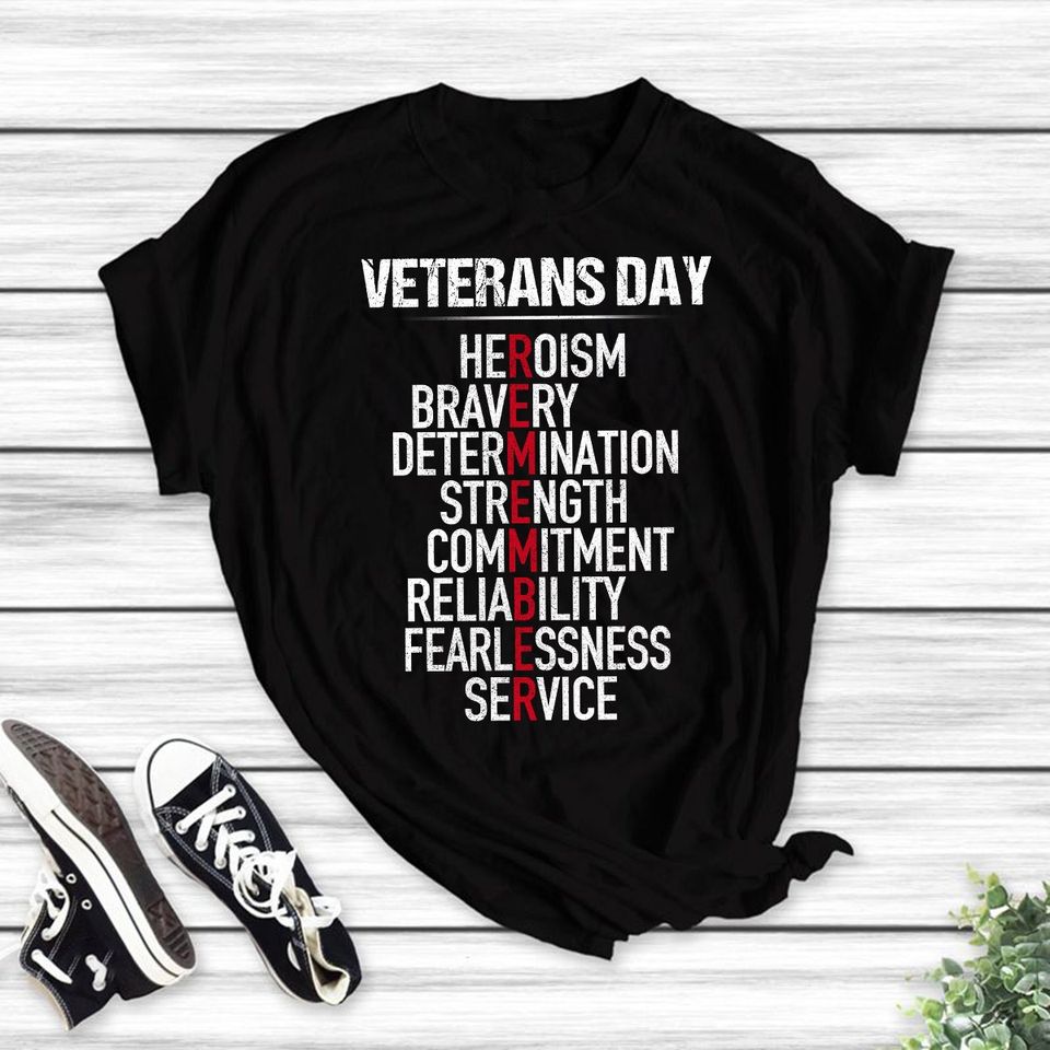 Remember Veterans Day Gift Standard/Premium T-Shirt