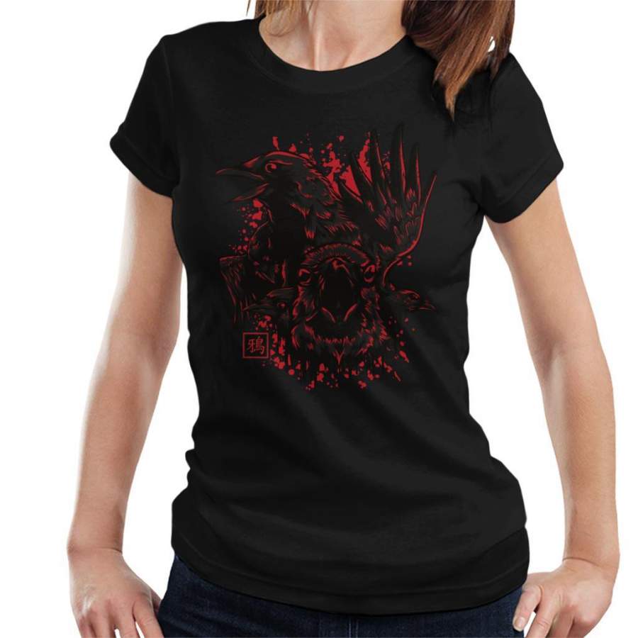 Karasu Japan Crow Women’s T-Shirt