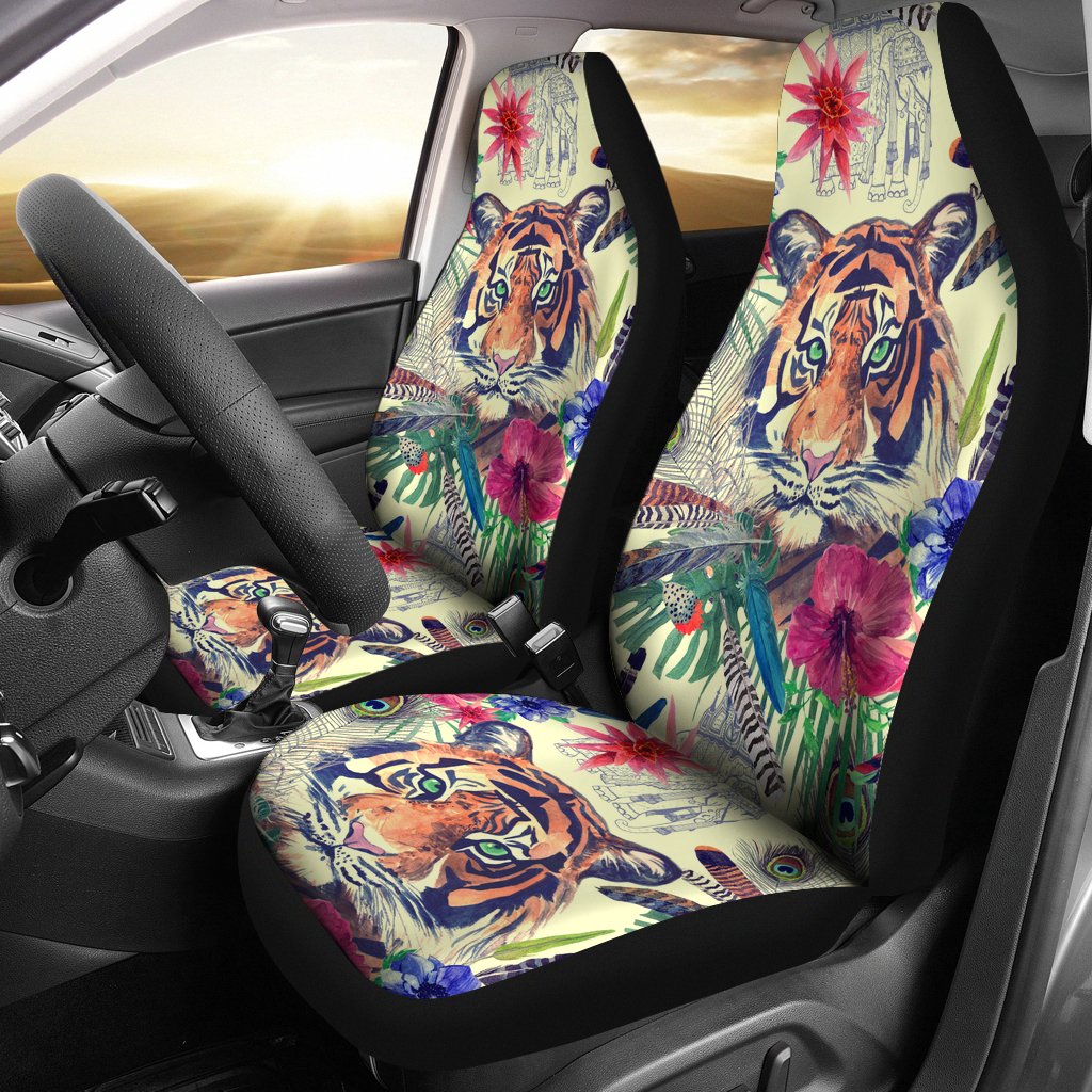 Bohemian Tiger Car Seat Covers