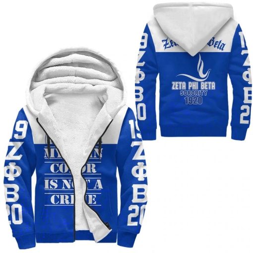 Zeta Phi Beta Sherpa Hoodies