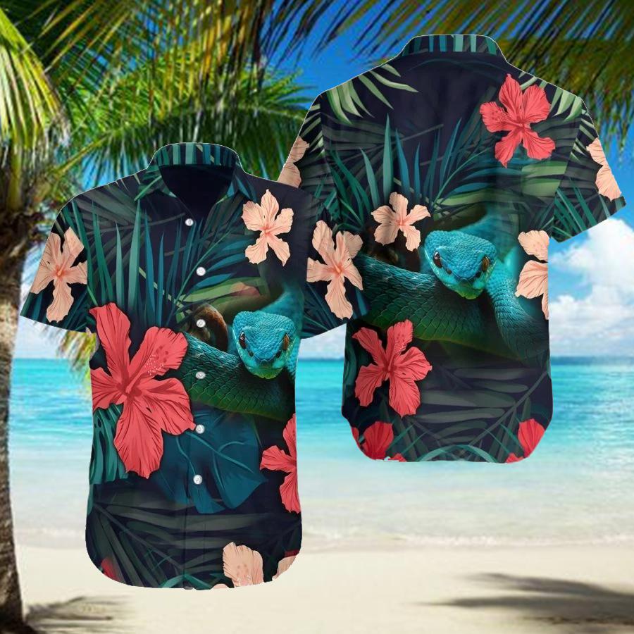 Snake Tropical Hawaiian Shirt – For Men And Women