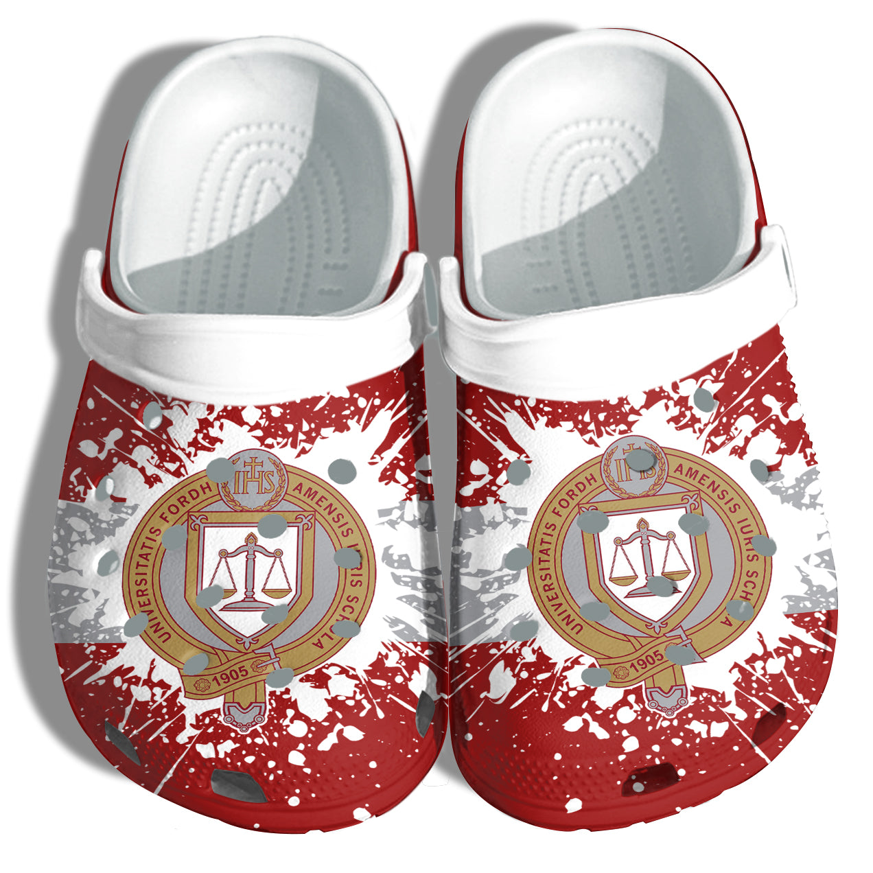 Fordham University School Of Law Graduation Gifts Croc Shoes Customize- Admission Gift Crocs Shoes For Men Women – Cr-Csu291 – Gigo Smart