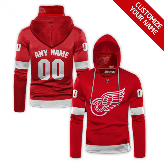 Gift Ideas Personalized Detroit Red Wings Bandana Hoodie Mh33