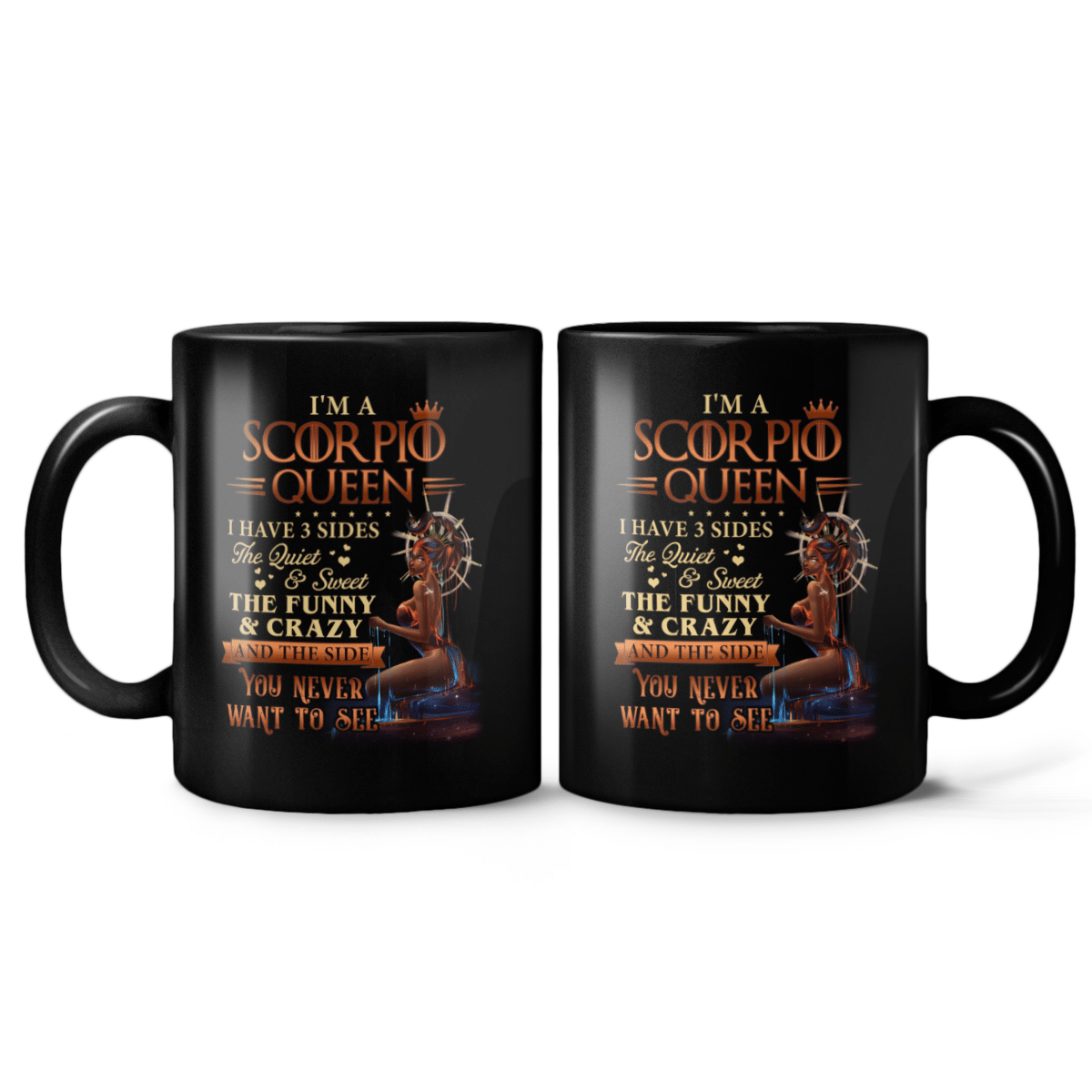 Zodiac Mug Birthday Gift For Black Girl Zodiac Mug I Am A Scorpio Queen Mug