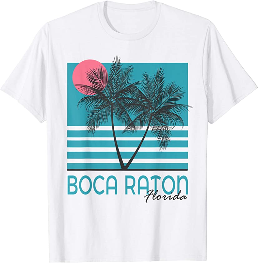 Boca Raton FL T Shirt Vintage Florida Souvenirs