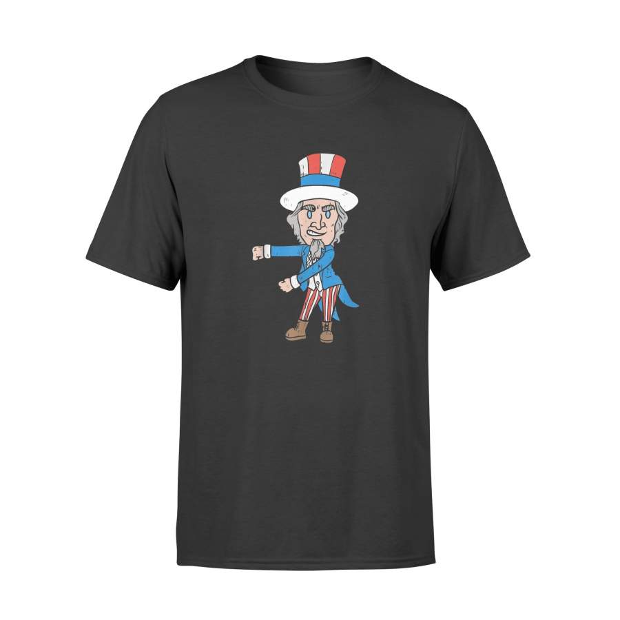 4th Of July Uncle Sam Floss Dance Shirt – Standard T-shirt