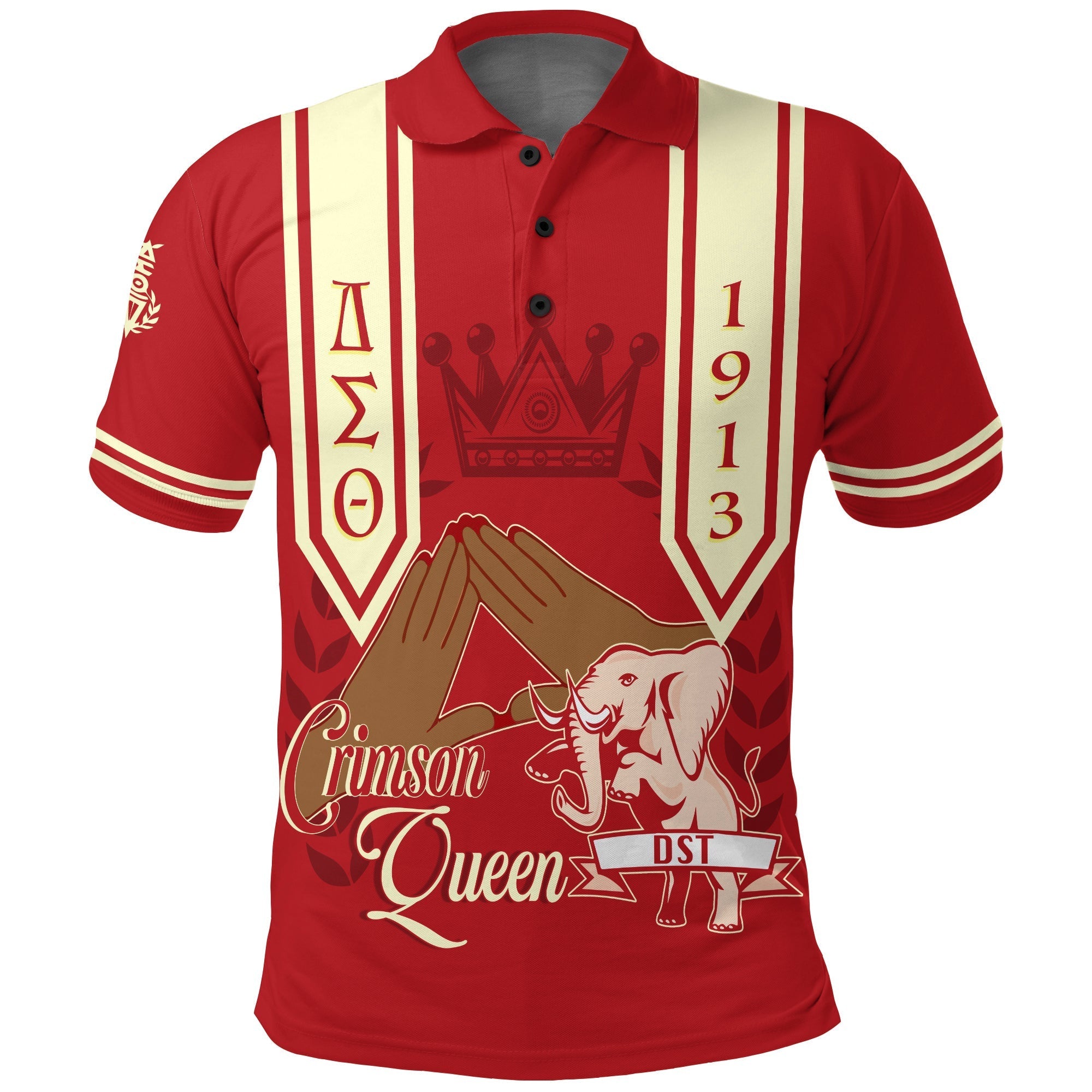 Sorority Polo – Personalized Delta Sigma Theta Polo Shirt Dst Crimson Queen