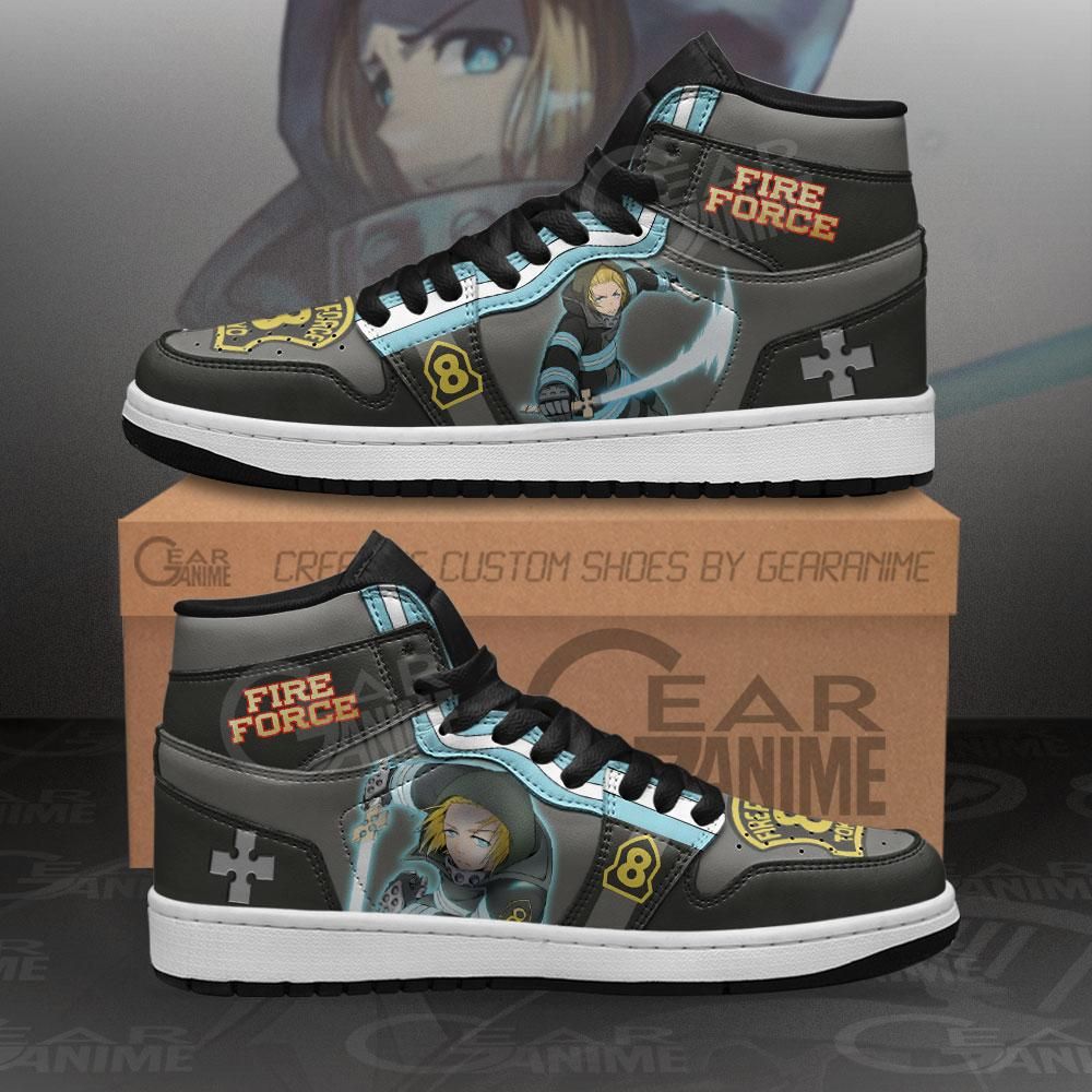 Fire Force Arthur Boyle Custom Anime Air Jordan Shoes Sport Sneakers