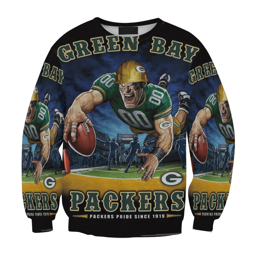 Green Bay Packers Pride Since 1919 Gift For Fan 3D Full Printing Sweatshirt