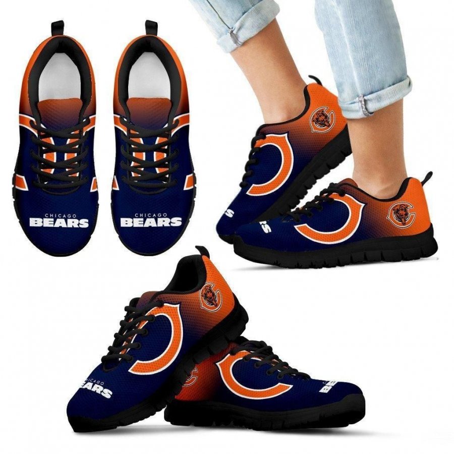 Colorfull Unofficial Chicago Bears Sneakers #430