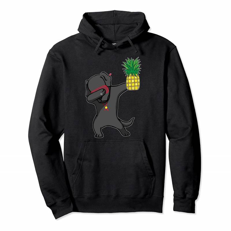 Dabbing Labrador Puppy Dog Pineapple Aloha Hawaii Dance Gift Pullover Hoodie, T-Shirt, Sweatshirt