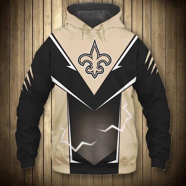 New Orleans Saints Flame Hoodie