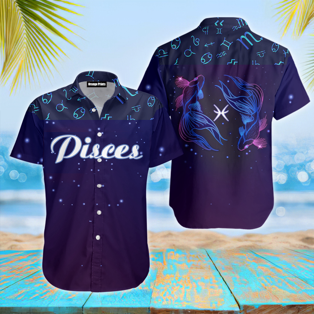 Pisces Zodiac Aloha Hawaii Shirts For Men And Women Ha44456