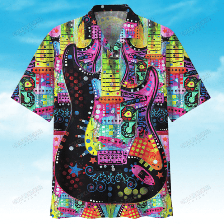 Guitar Hawaii Shirt For Men Women Adult Ha61350