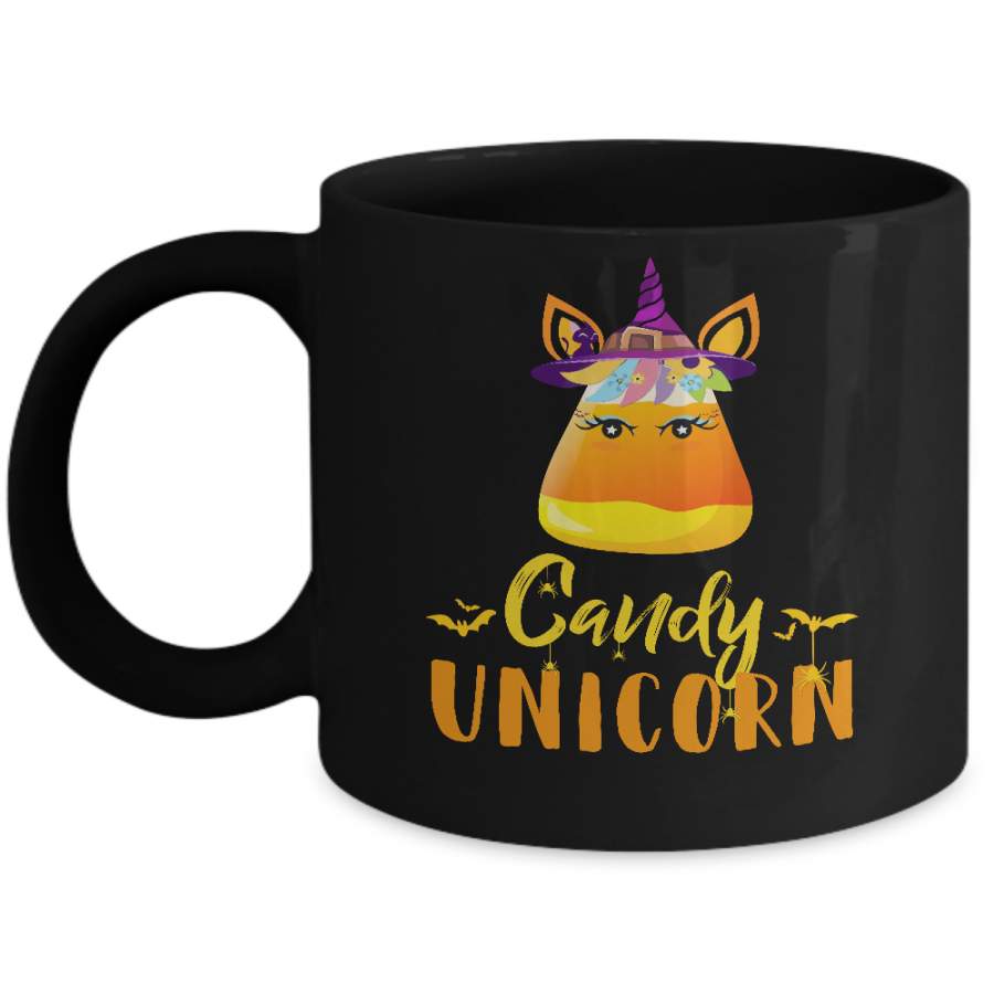 Candy Corn Unicorn Halloween Unicorn For Girls Mug