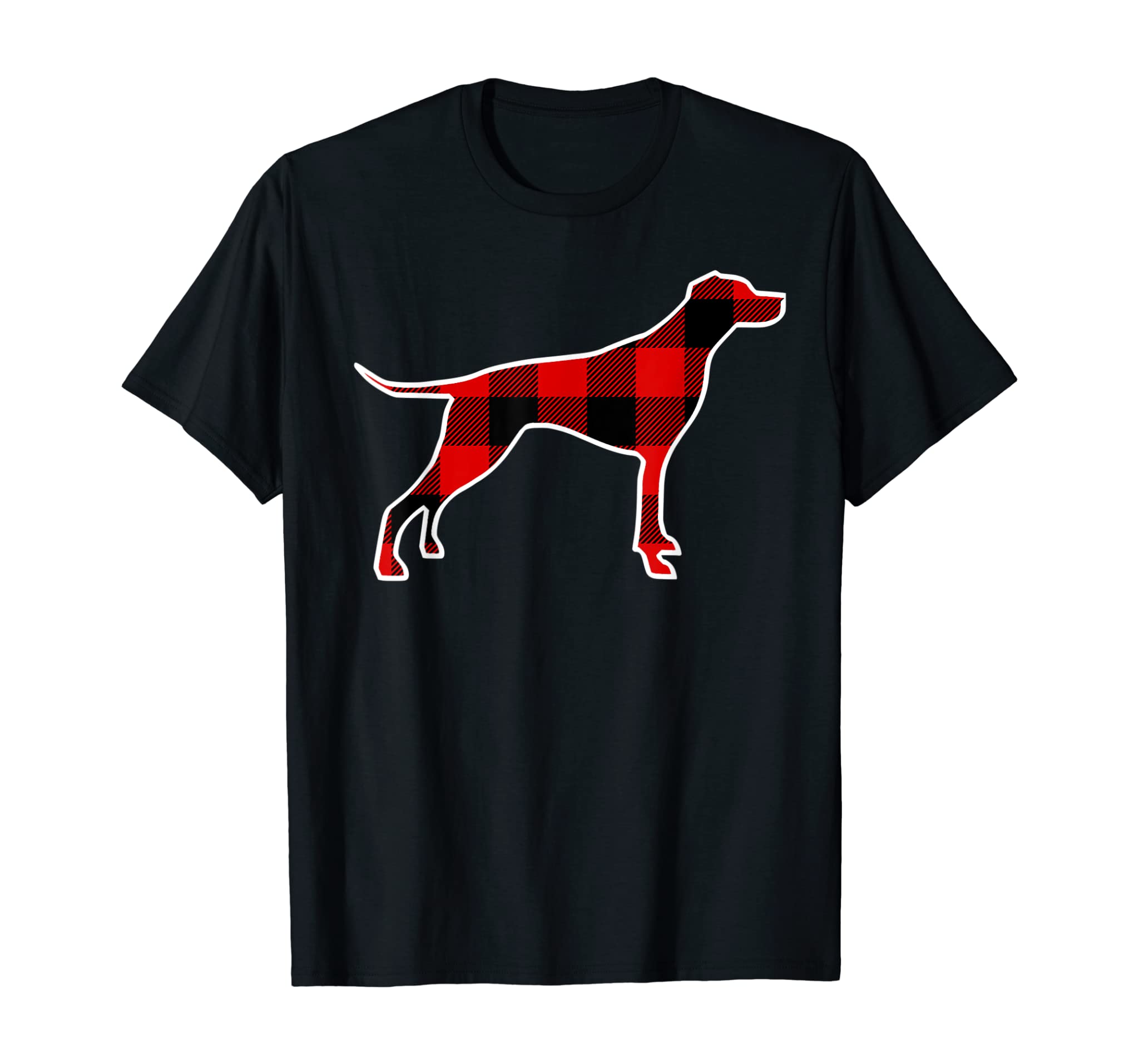 Pointer Red Buffalo Plaid Dog Pet Matching PJ Family Gift T-Shirt