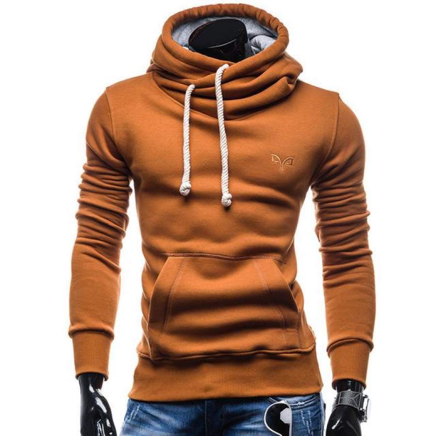 MIICOOPIE New Spring Autumn Hoodies Men Fashion Brand Pullover Solid Turtleneck Sportswear Sweatshirt Men’S Tracksuits Moleton