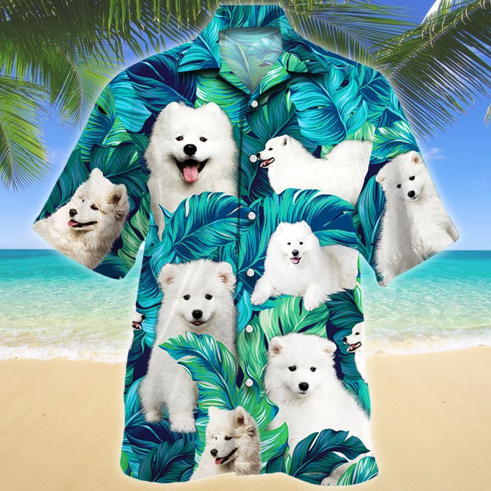 Samoyed Dog Lovers Hawaiian Shirt Ha13329