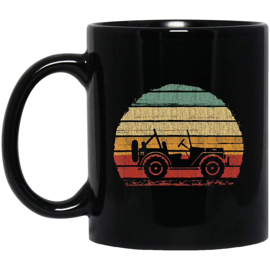 Vintage Distressed Jeeps – Jeeps Enthusiast Coffee Mug