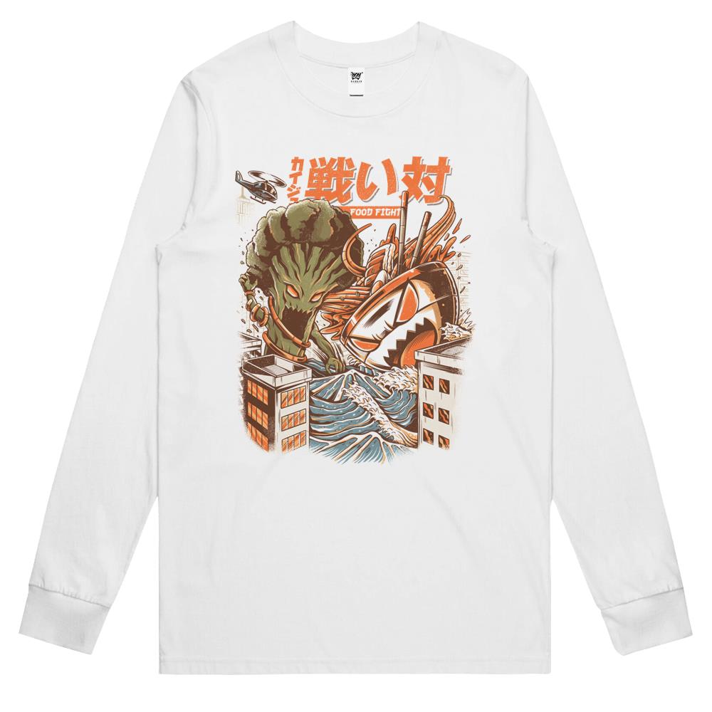 Brocco Vs Ramen Kaijus Long Sleeve T Shirts