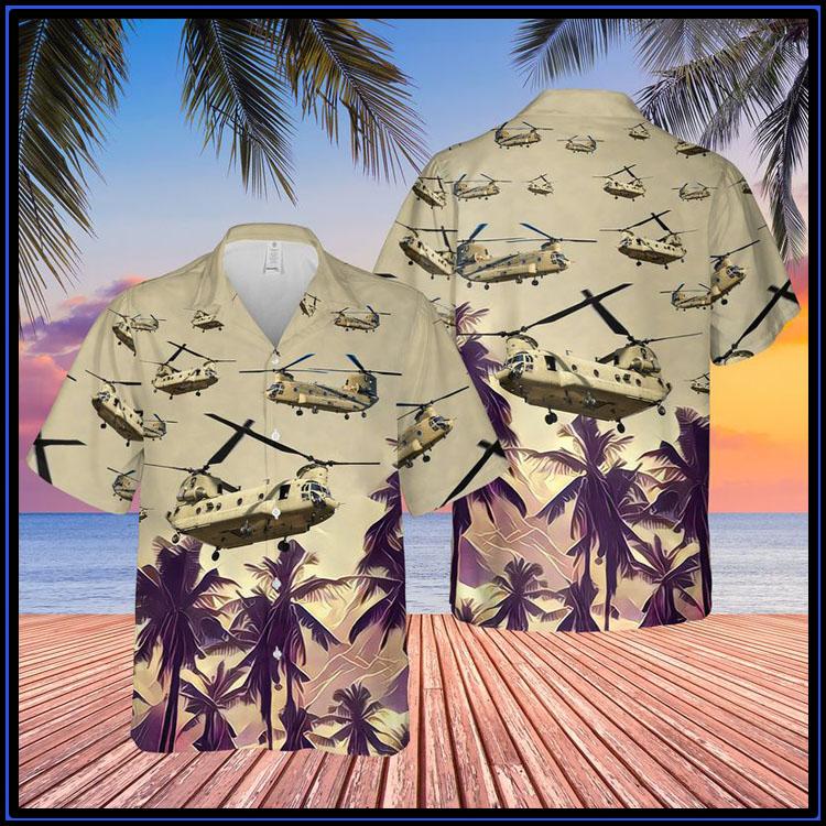 Veteran Us Army Boeing Ch-47 Helicopter Hawaiian Shirt | For Men ...