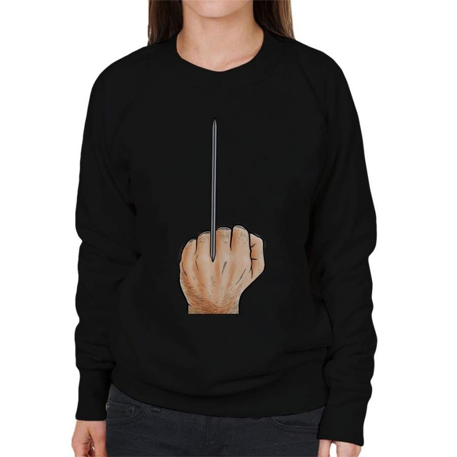 Wolverine Giving The Finger X Men Women’s Sweatshirt